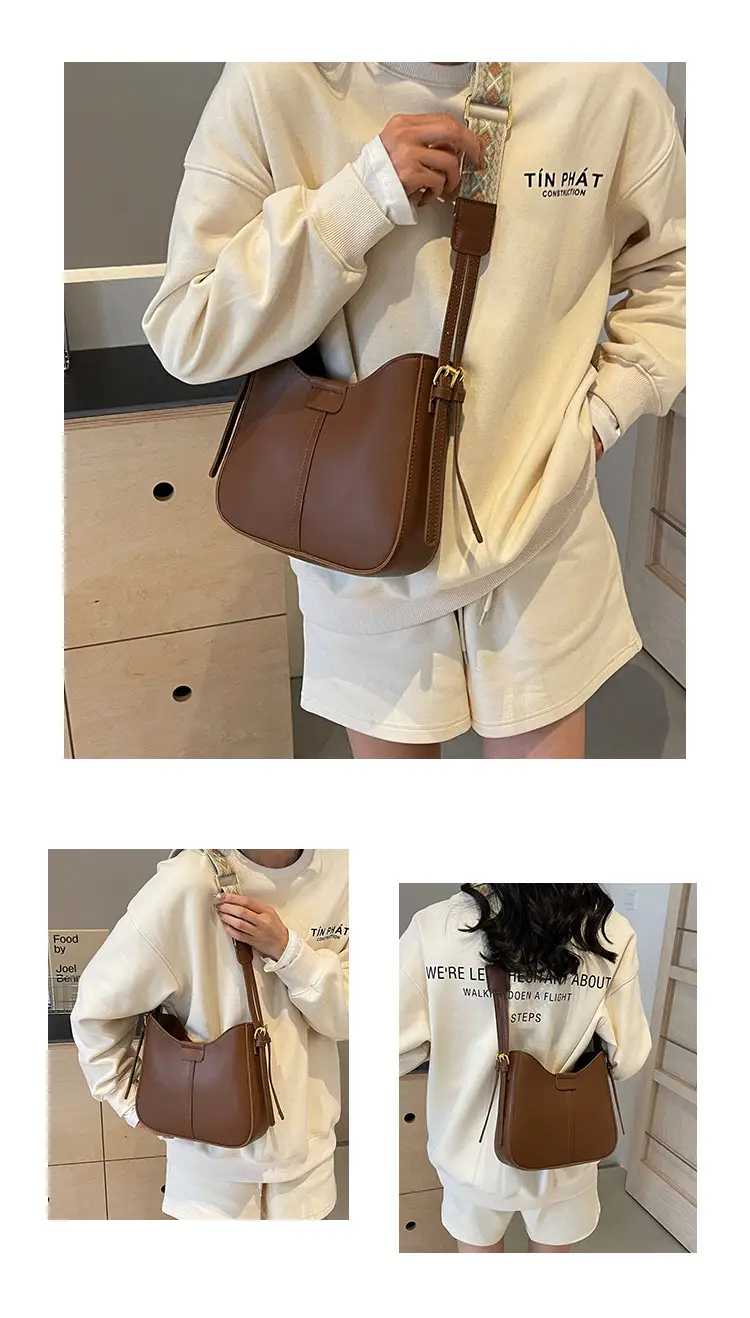 Korean Style Bucket Bag for Women Cream Spring Summer 2024 — feature 21
