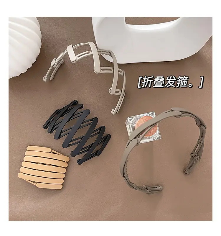 Travel Retractable Headband for Women Face Wash Toothed Hairpin — feature 1