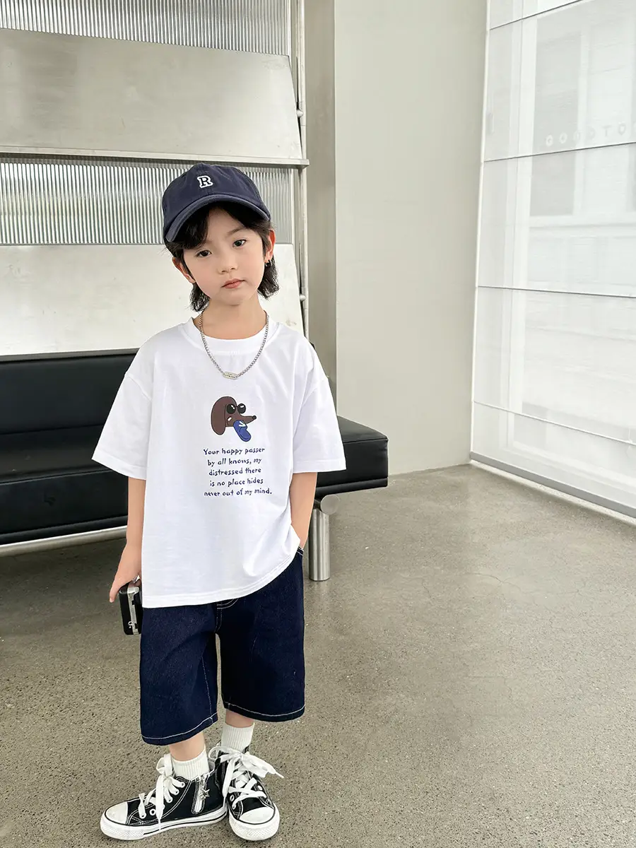 Haima Boys Printed T-Shirt 2026 Summer New - Image 8