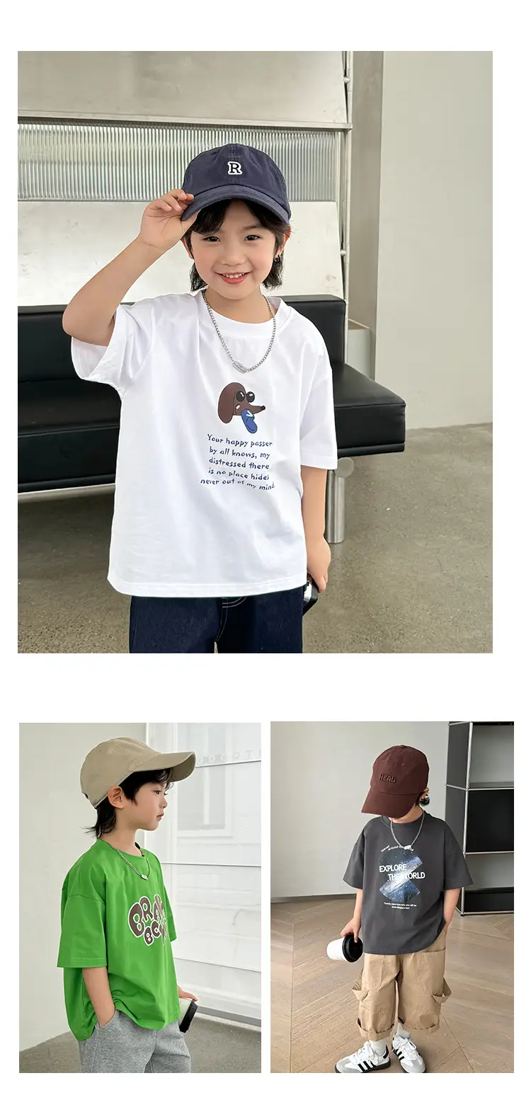 Haima Boys Printed T-Shirt 2026 Summer New — feature 8