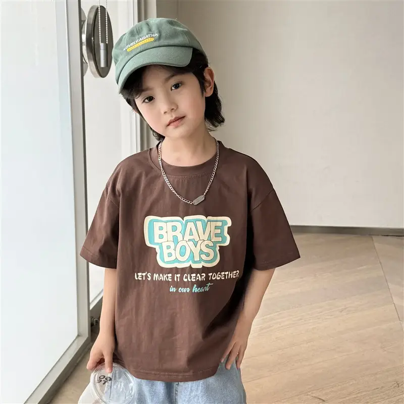 Haima Boys Printed T-Shirt 2026 Summer New - Image 2