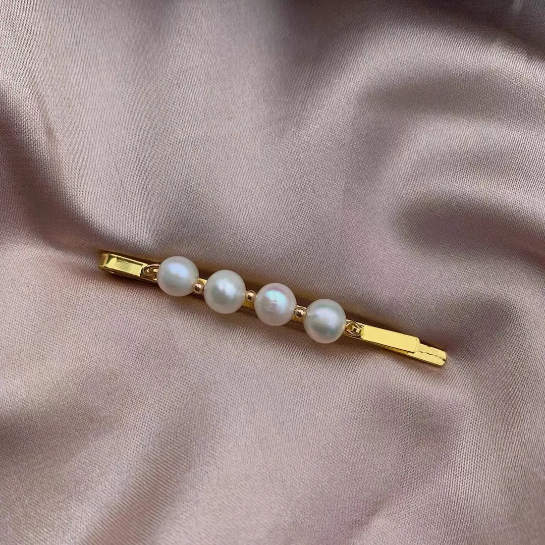 Natural Freshwater Pearl Hairpin for Women - Image 6