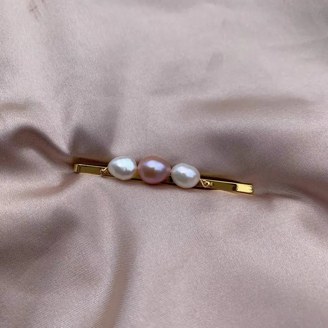 Natural Freshwater Pearl Hairpin for Women - Image 7