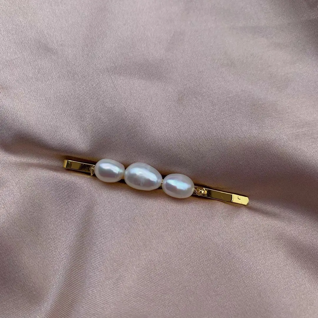 Natural Freshwater Pearl Hairpin for Women - Image 8