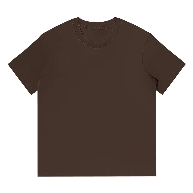 Men's Navy Blue Short Sleeve T-Shirt Base Cotton Solid Color - Image 7