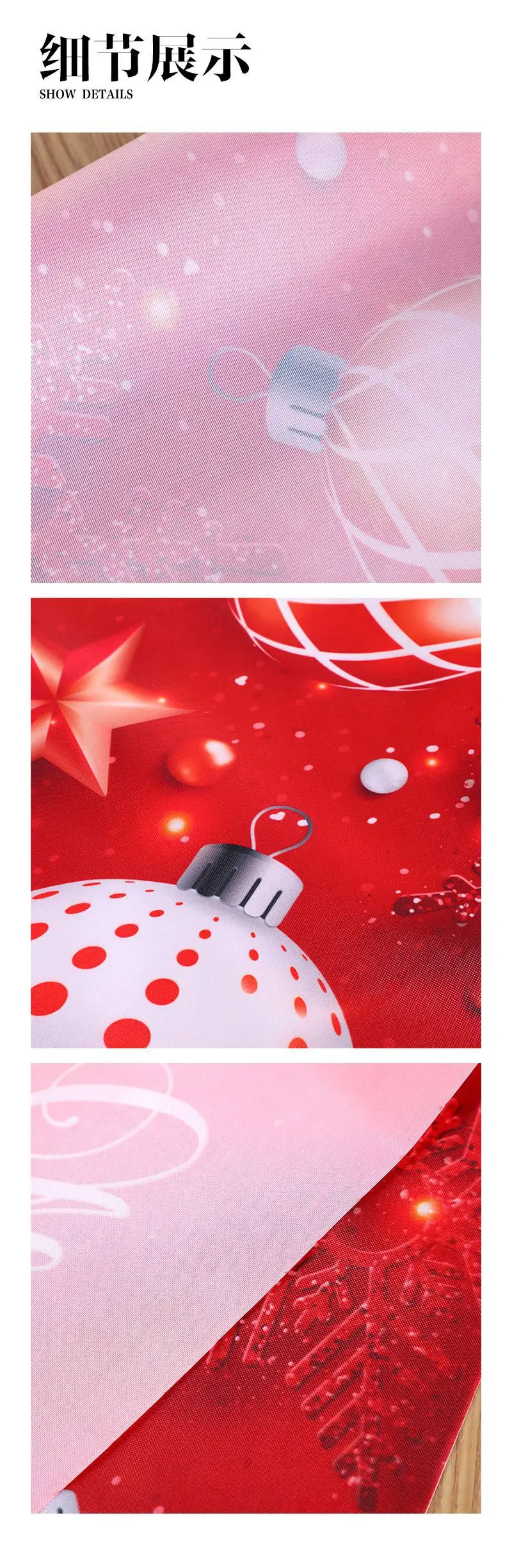 Christmas Decorated Half Flag Hanging Decor — feature 4