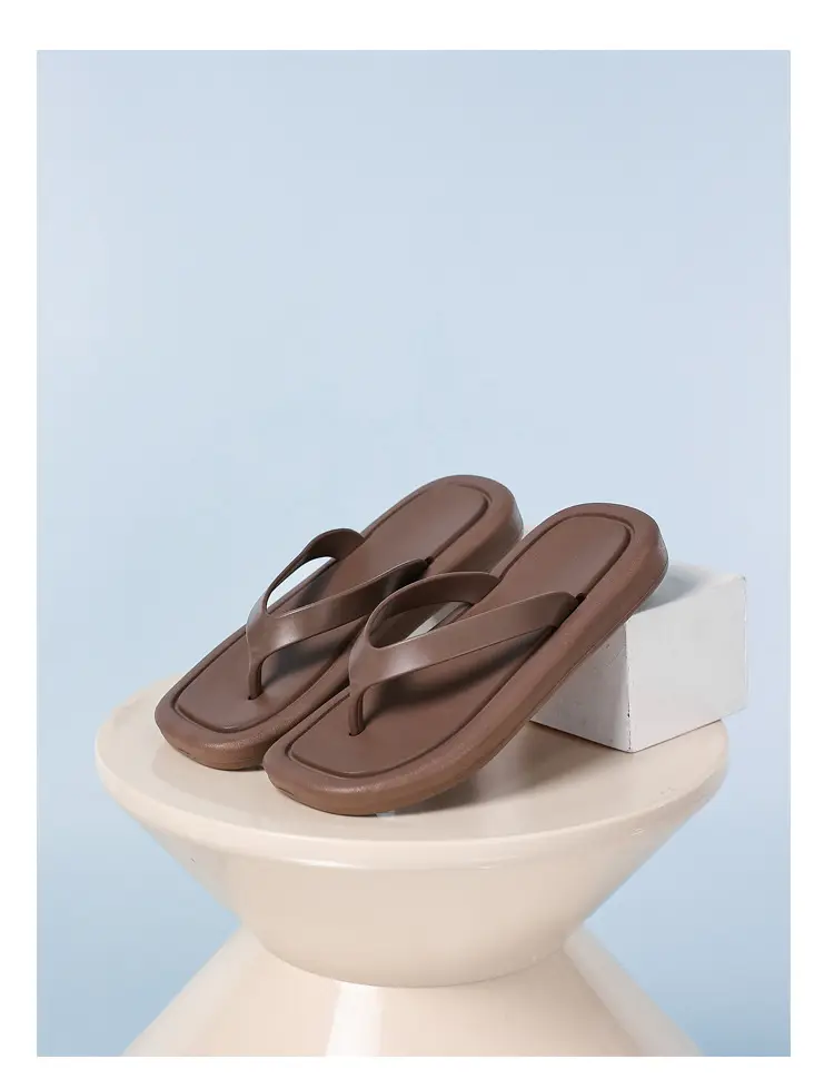 Flat Flip-Flops for Women, Summer Flat-Soled European and American Style Trendy Eva Outdoor Thong Sandals for the Beach, Cross-Border — feature 33