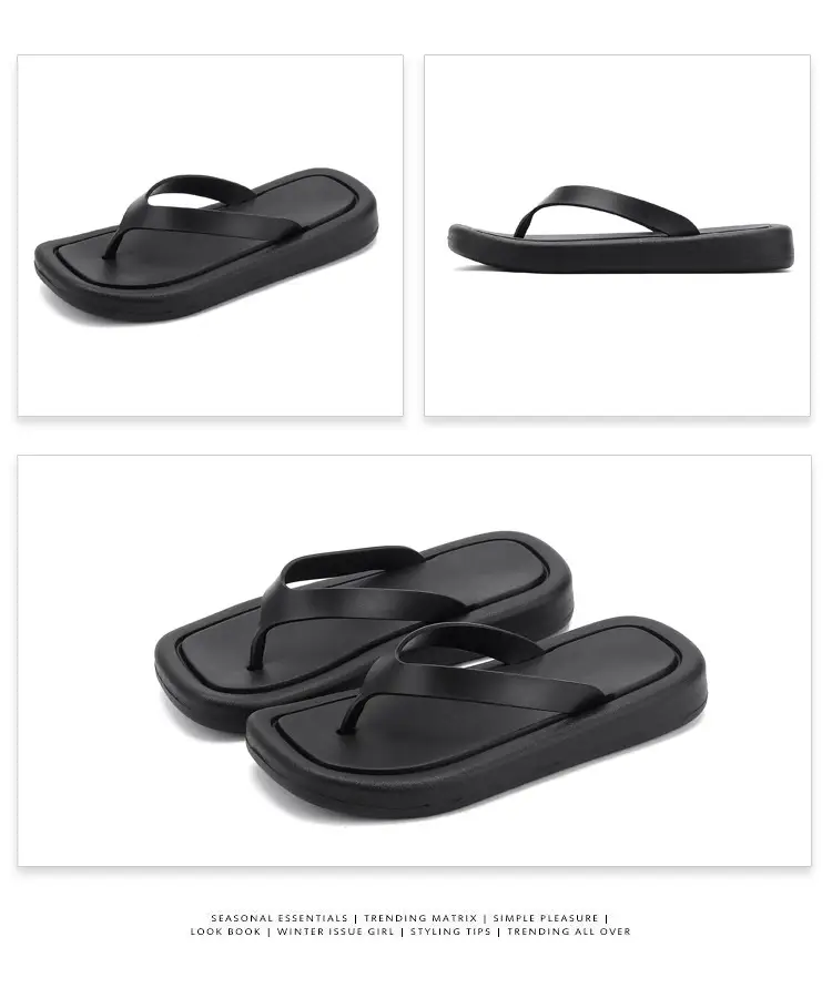 Flat Flip-Flops for Women, Summer Flat-Soled European and American Style Trendy Eva Outdoor Thong Sandals for the Beach, Cross-Border — feature 41