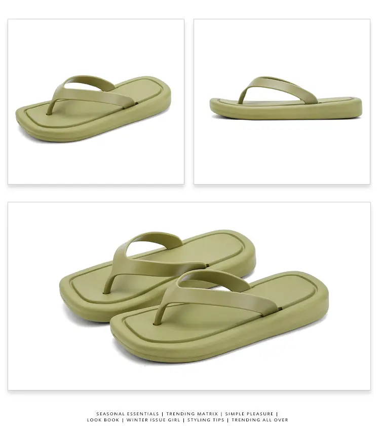 Flat Flip-Flops for Women, Summer Flat-Soled European and American Style Trendy Eva Outdoor Thong Sandals for the Beach, Cross-Border — feature 42