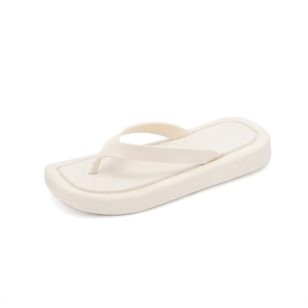 Flat Flip-Flops for Women, Summer Flat-Soled European and American Style Trendy Eva Outdoor Thong Sandals for the Beach, Cross-Border - Image 2