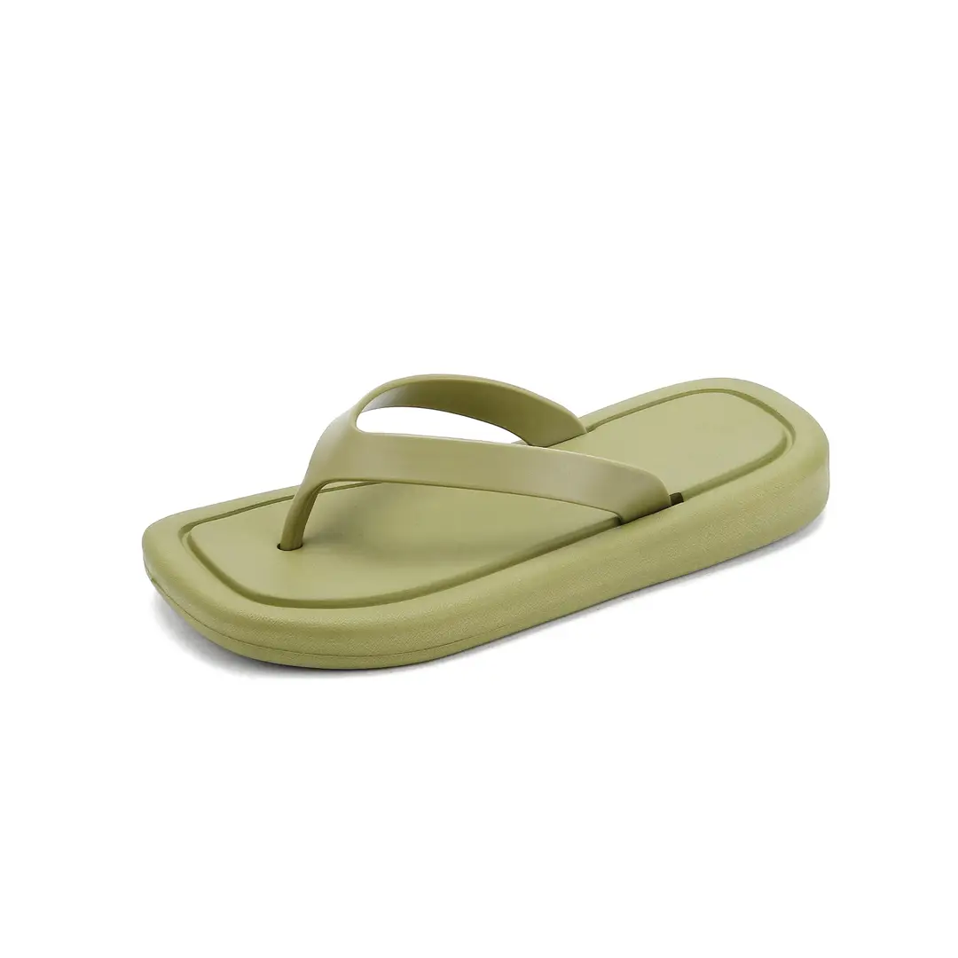 Flat Flip-Flops for Women, Summer Flat-Soled European and American Style Trendy Eva Outdoor Thong Sandals for the Beach, Cross-Border - Image 4