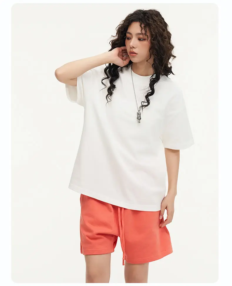 Men Cotton T-Shirt Drop Shoulder Round Neck Half Sleeve Light Blue — feature 18