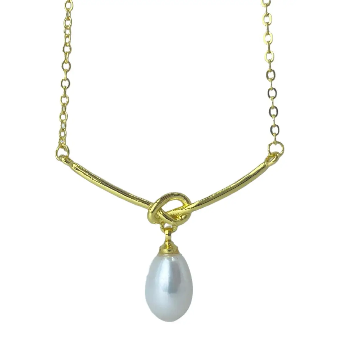 French Knot Pearl Necklace Female Niche Design Light Luxury All-match Clavicle Chain Finished Empty Bracket Factory Direct Pearl - Image 5