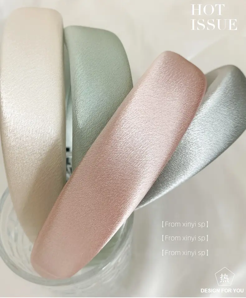 South Korea Pearl Acetate Satin Hairpin Headband Set — feature 3