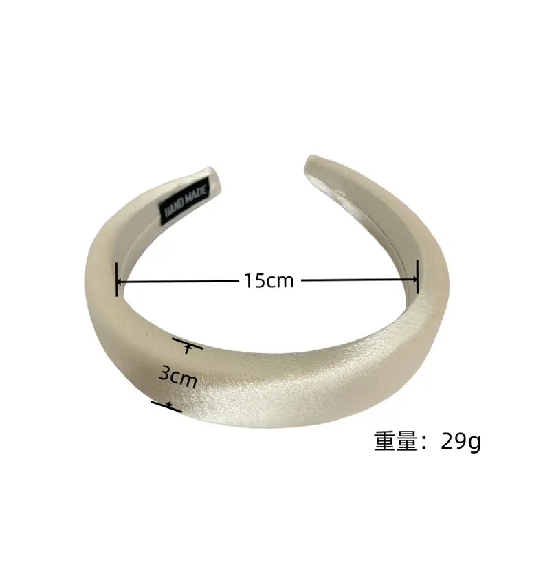 South Korea Pearl Acetate Satin Hairpin Headband Set — feature 5