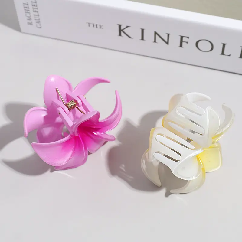 Blue Jelly Flower Hair Claw Set - Image 8