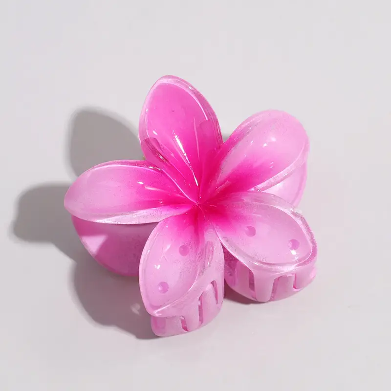 Blue Jelly Flower Hair Claw Set — feature 6