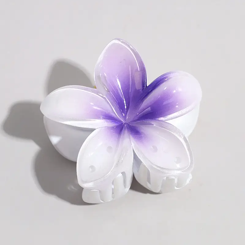 Blue Jelly Flower Hair Claw Set - Image 2