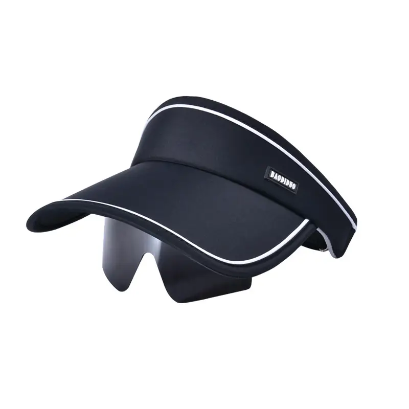 Men UV Sun Hat with Sunglasses Beige - Image 10