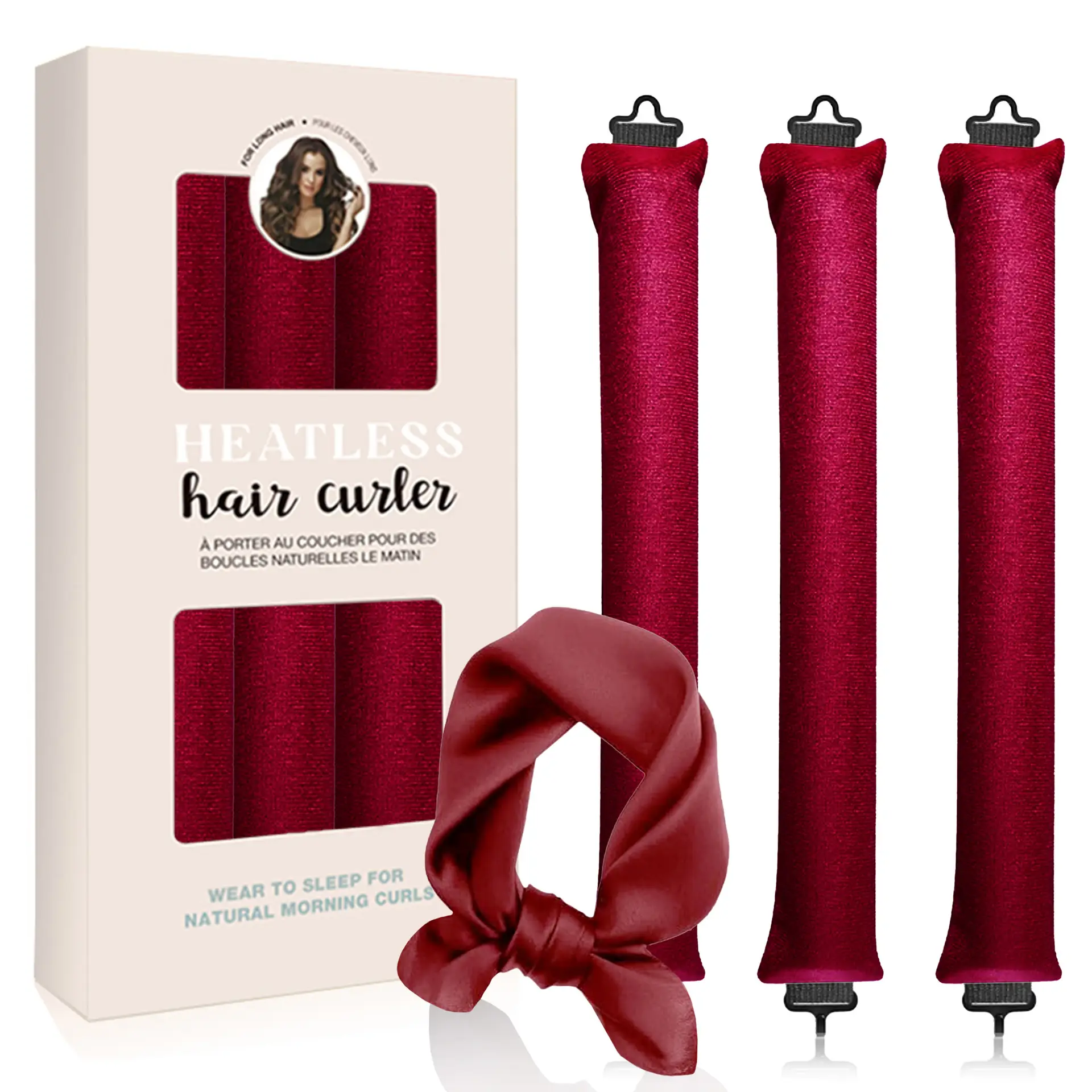 Heatless Hair Curler Set for Natural Moisture Sleep - Image 23