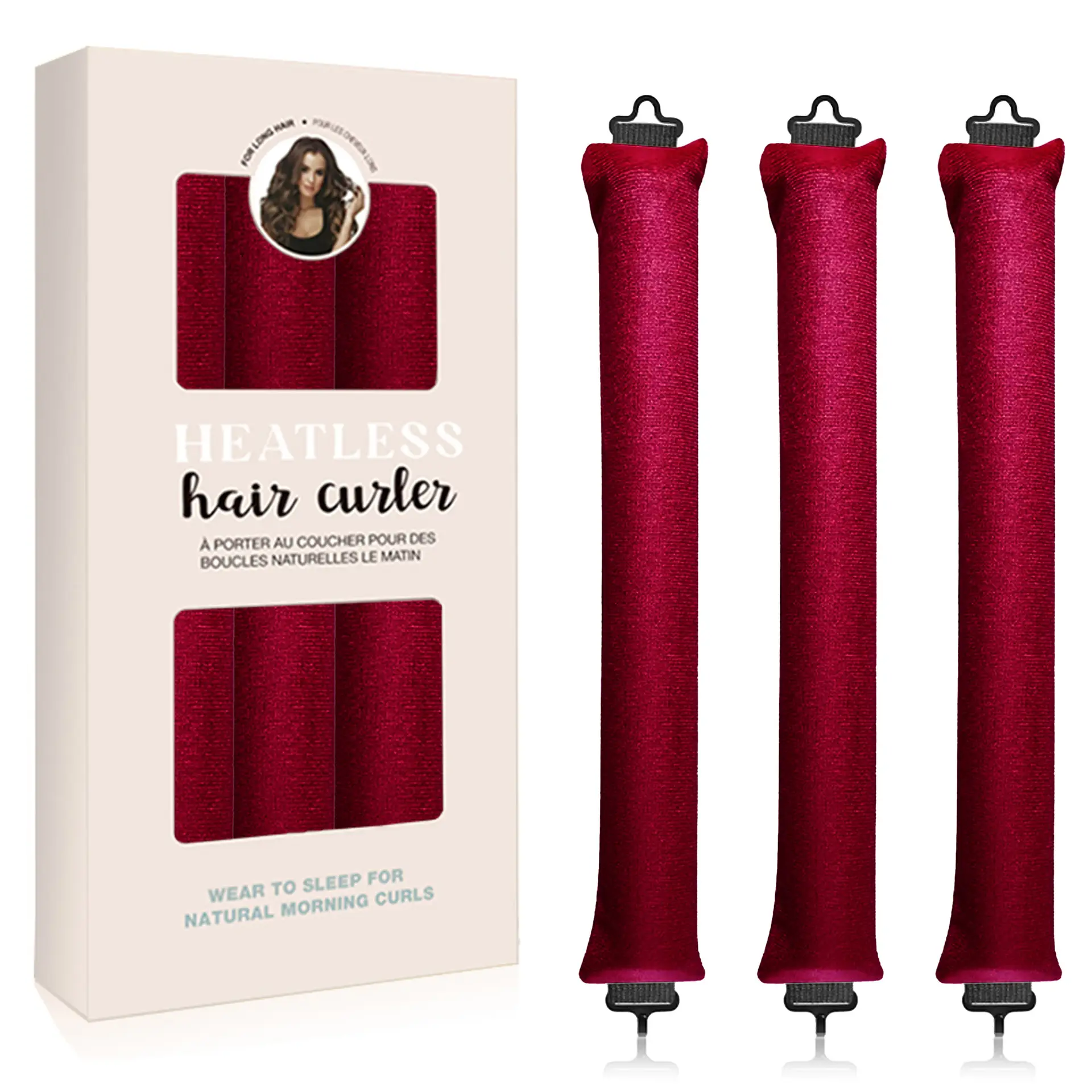 Heatless Hair Curler Set for Natural Moisture Sleep - Image 31