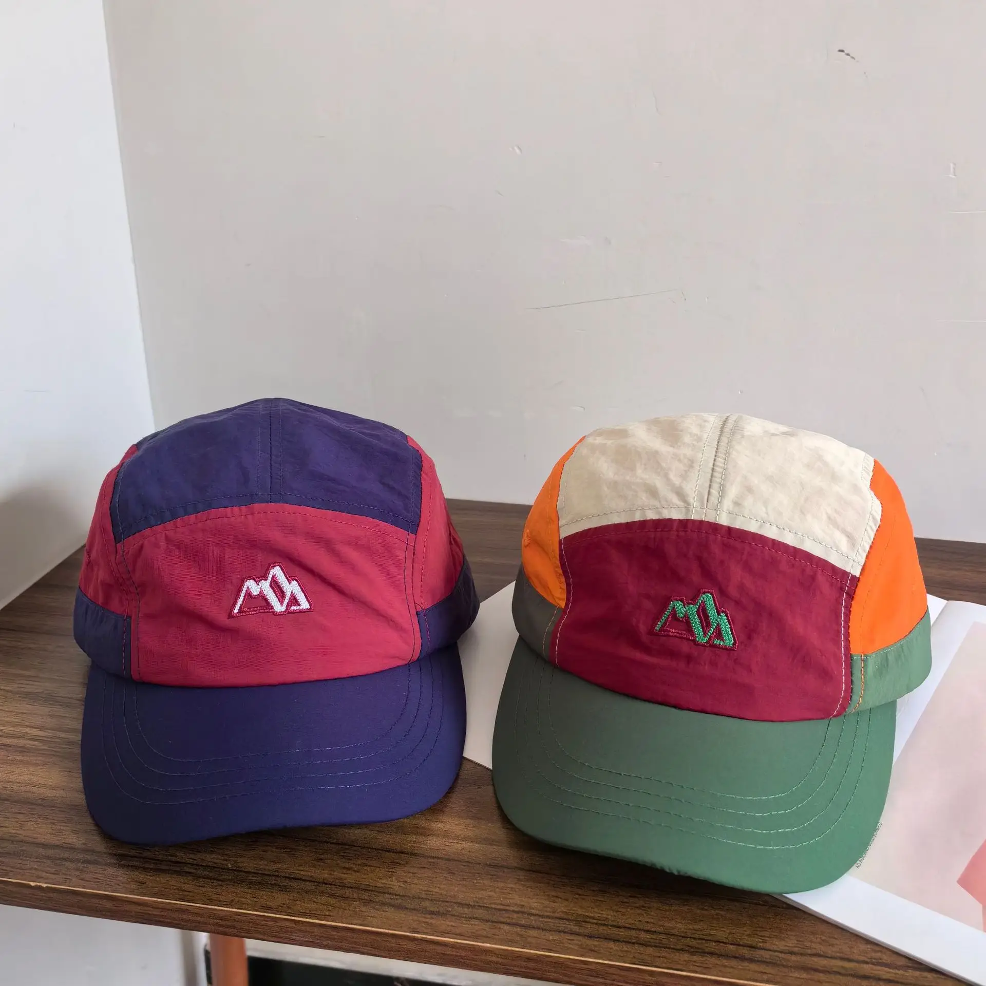 New Mountain Purple Baseball Cap with Logo