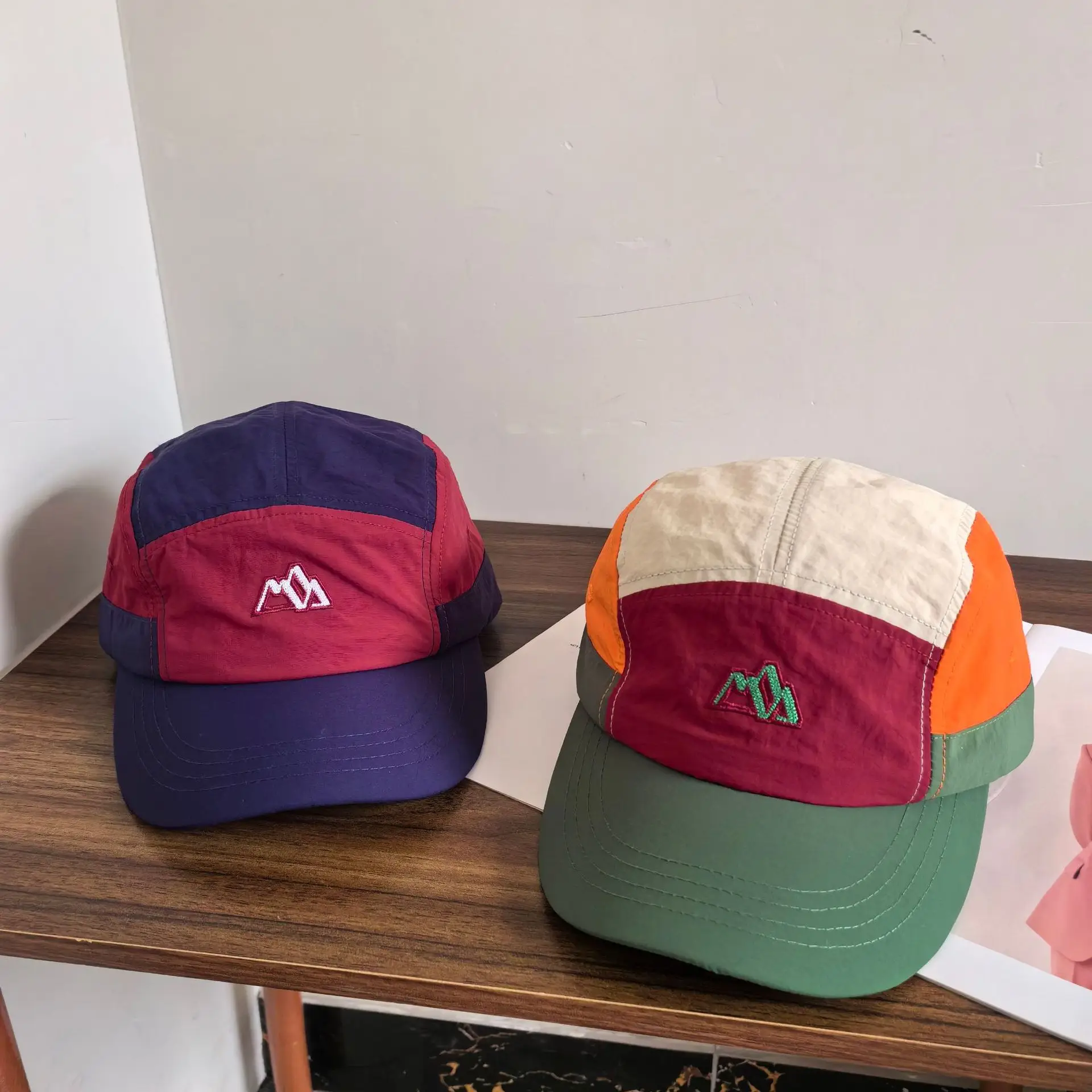 New Mountain Purple Baseball Cap with Logo