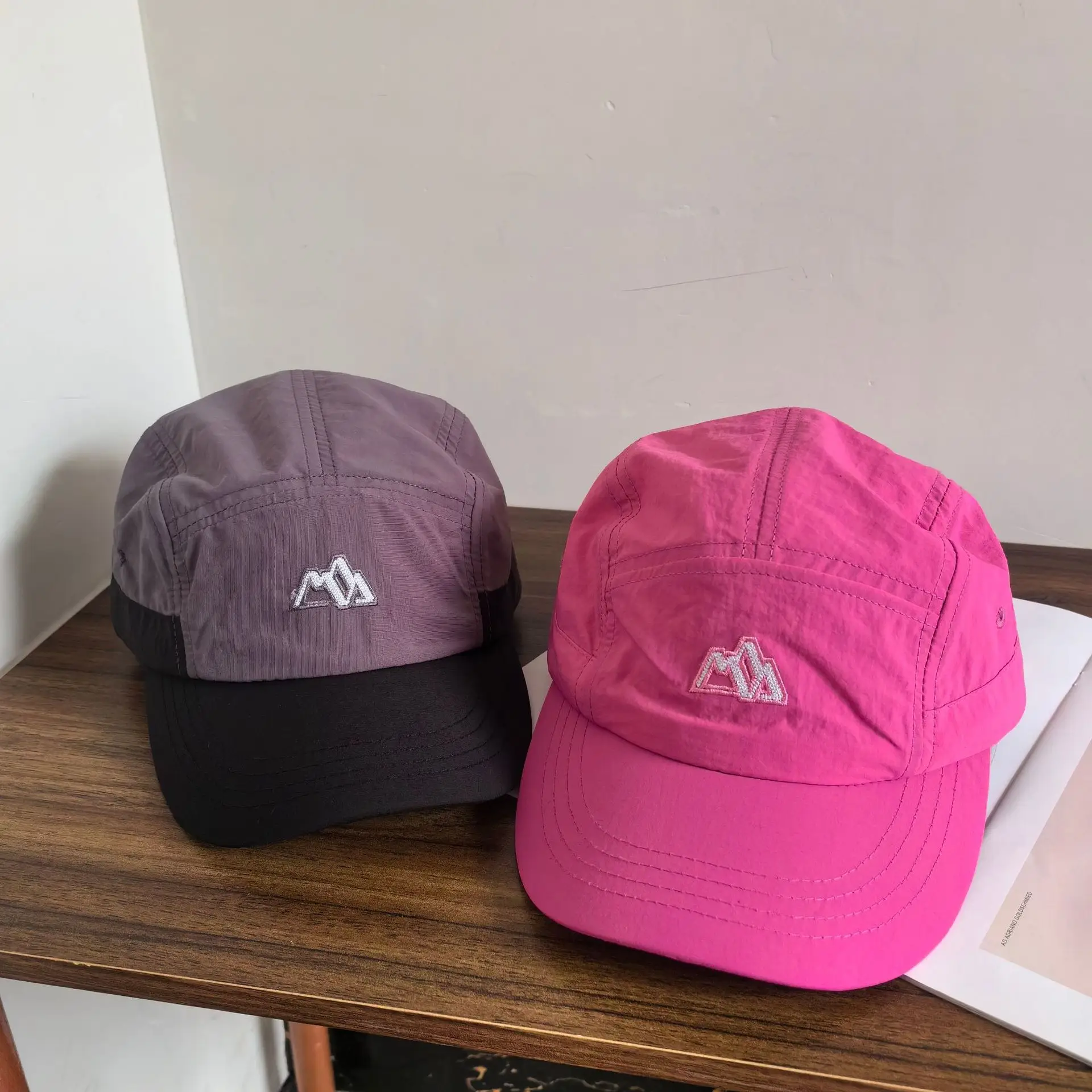 New Mountain Purple Baseball Cap with Logo