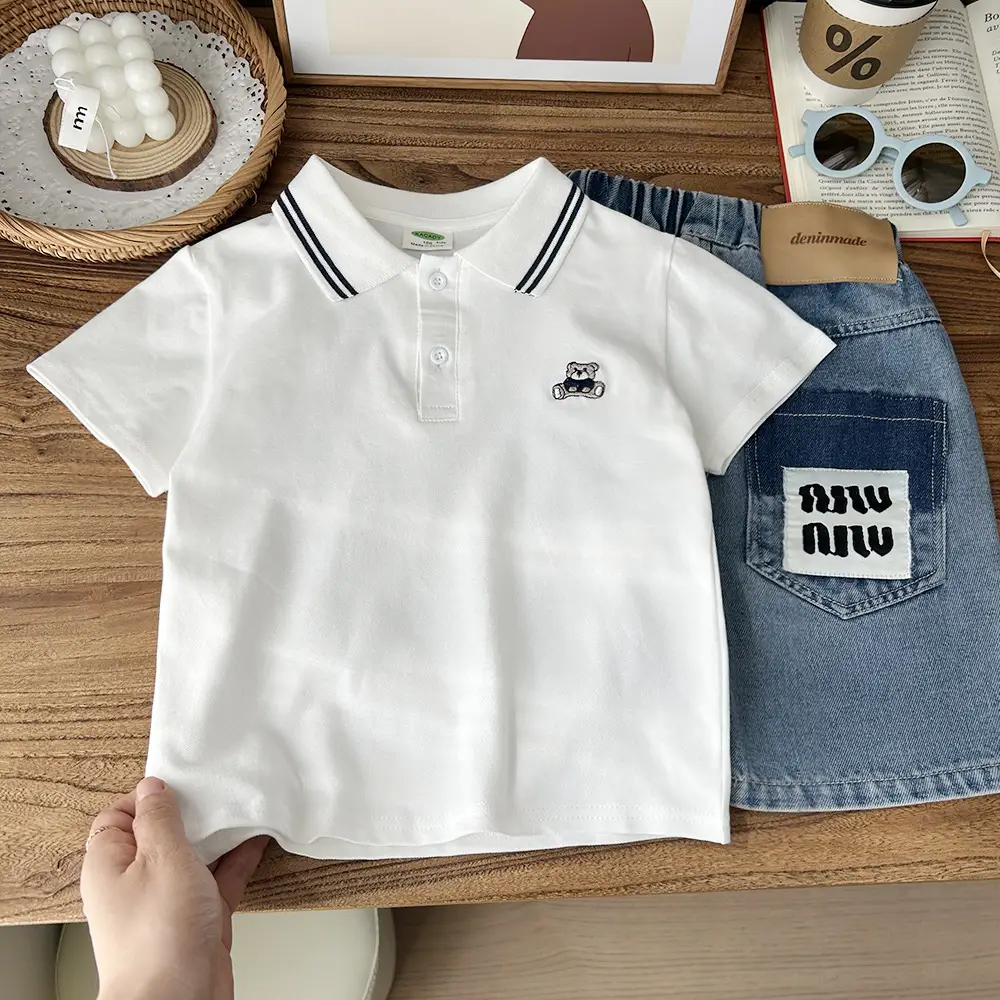 2025 Boys Striped Polo T-Shirt Summer Wear β feature 5