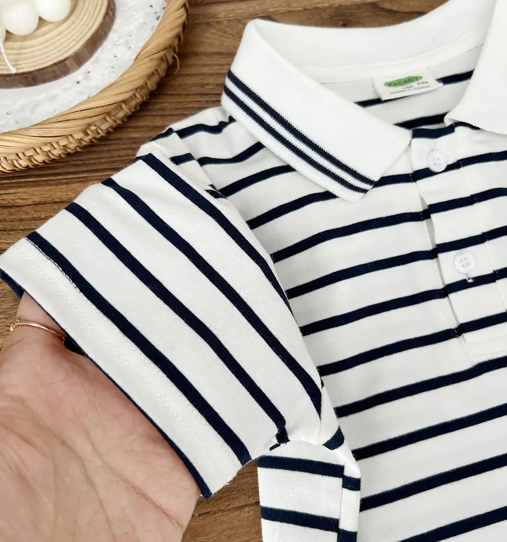 2025 Boys Striped Polo T-Shirt Summer Wear β feature 7