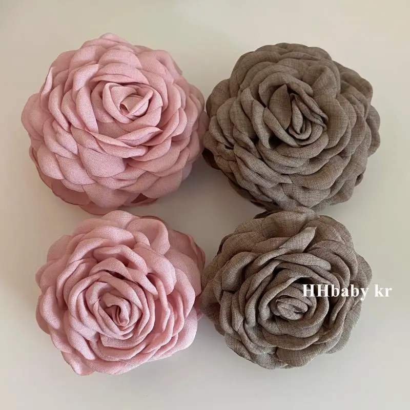 2024 New Retro 3D French Clip Romantic Flower Clip - Image 6