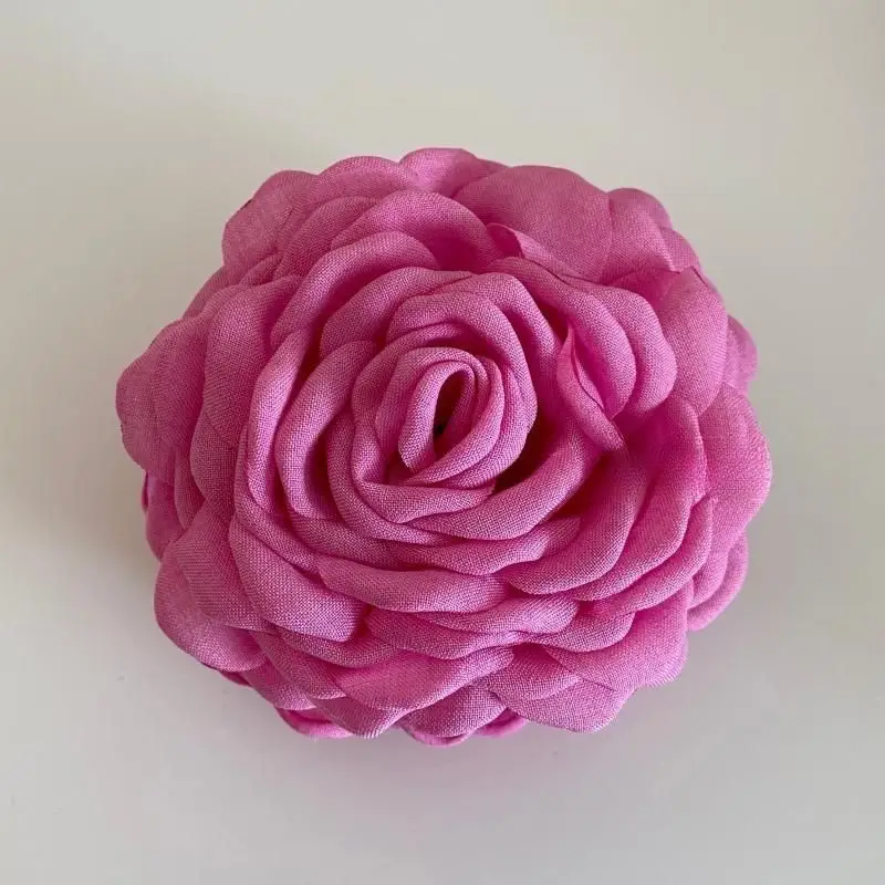 2024 New Retro 3D French Clip Romantic Flower Clip - Image 8