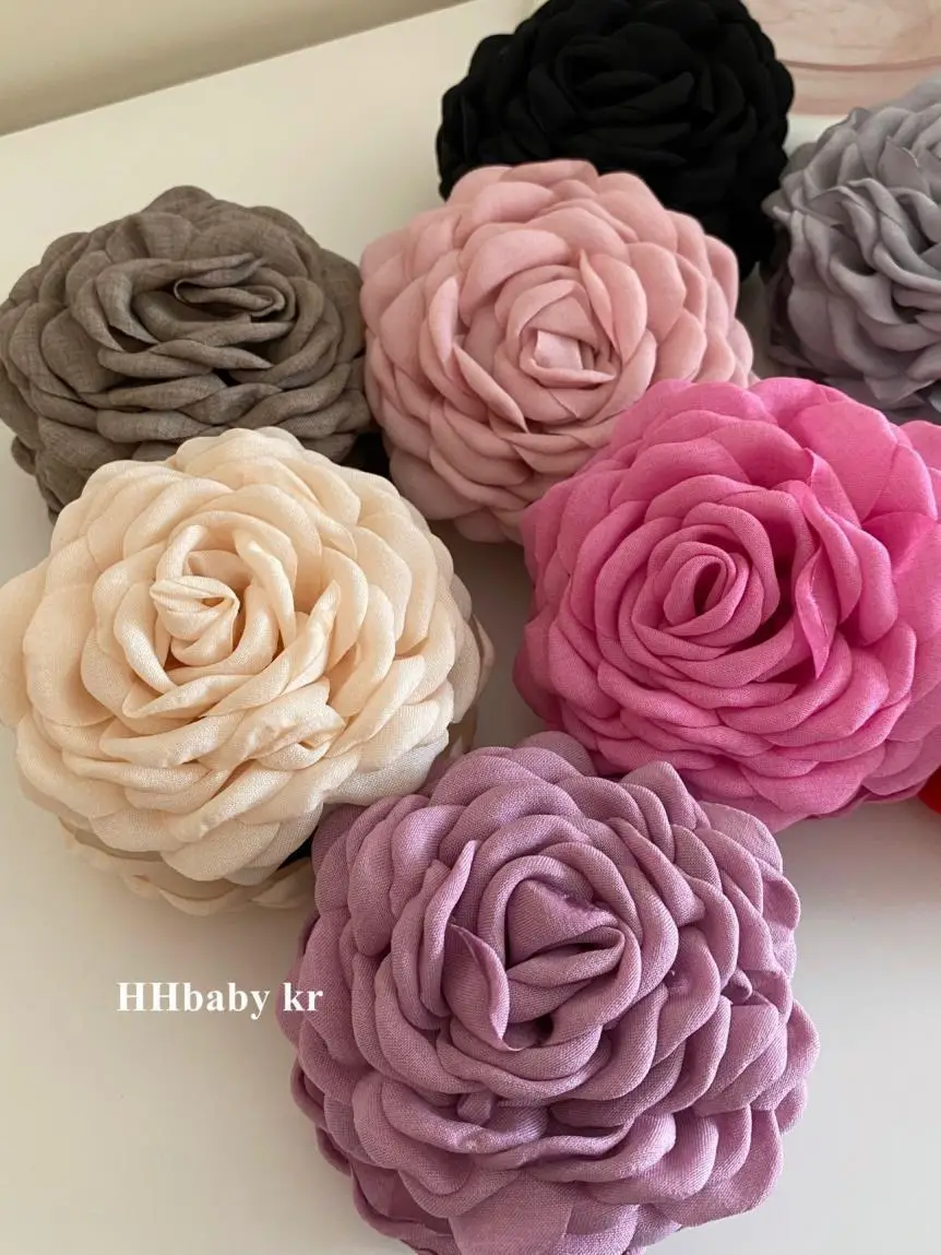 2024 New Retro 3D French Clip Romantic Flower Clip — feature 15