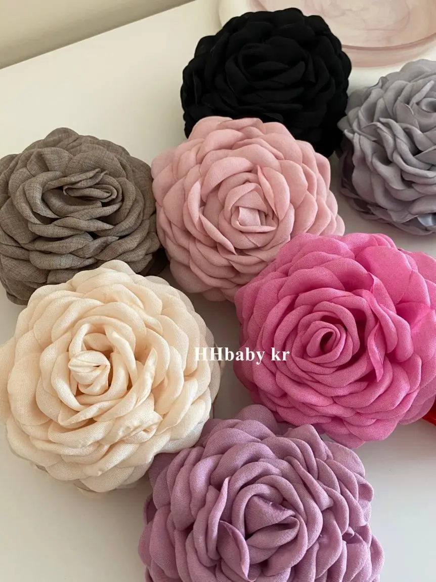 2024 New Retro 3D French Clip Romantic Flower Clip — feature 17