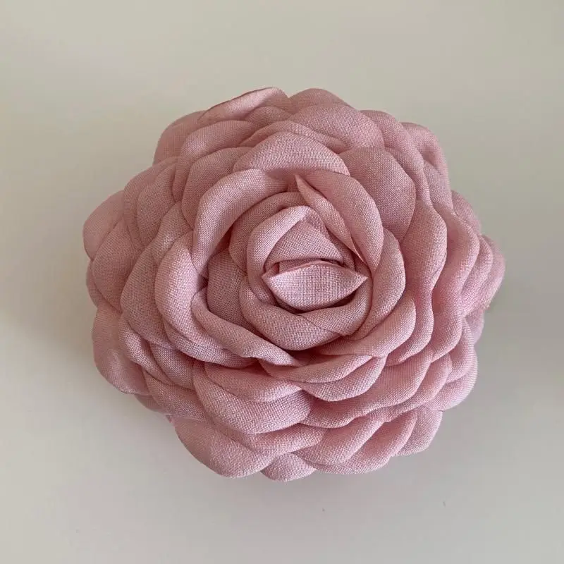 2024 New Retro 3D French Clip Romantic Flower Clip - Image 2