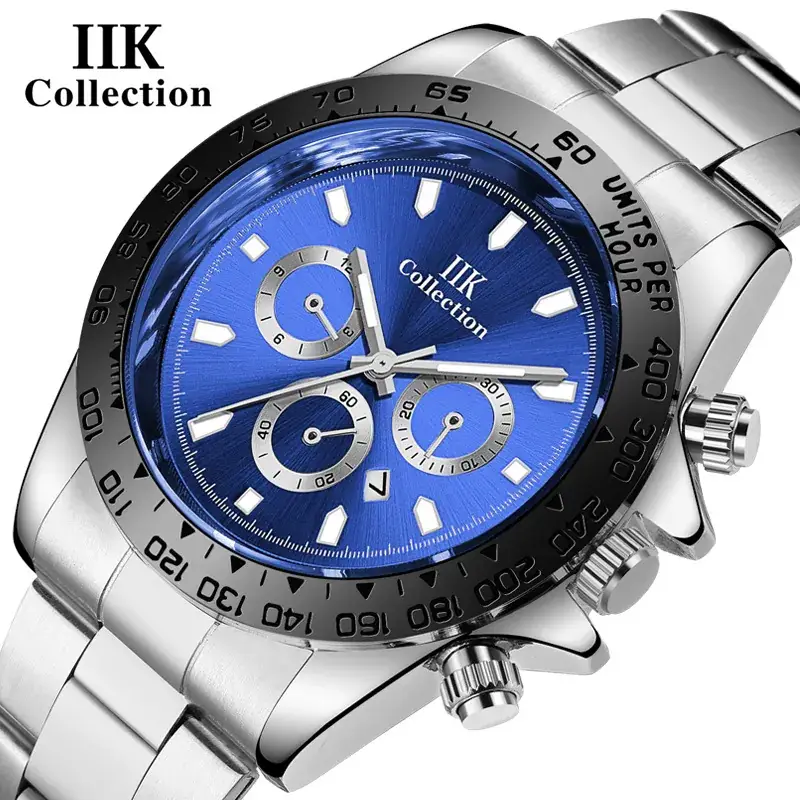IIK Chrono Gold Stainless Steel Men's Watch