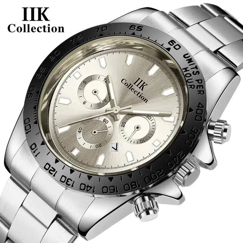 IIK Chrono Gold Stainless Steel Men's Watch
