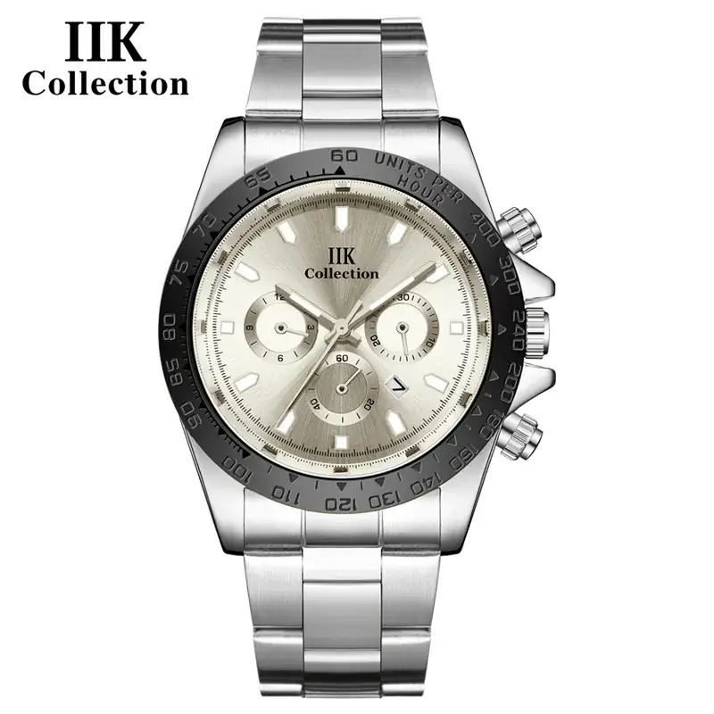 IIK Chrono Gold Stainless Steel Men's Watch