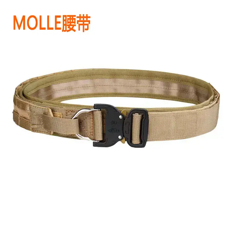 Black Tactical Girdle Belt with Buckle - Image 3
