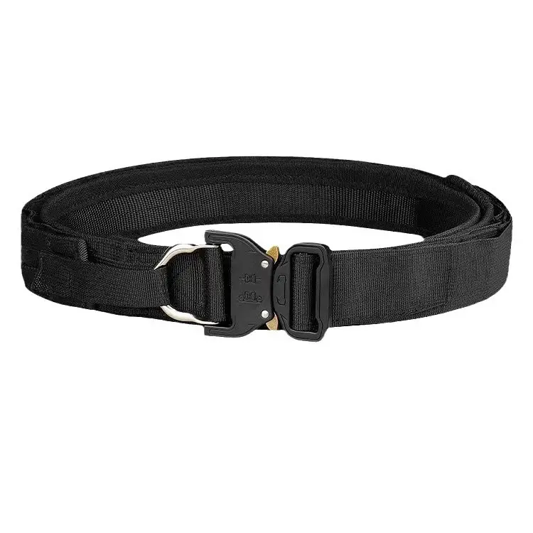 Black Tactical Girdle Belt with Buckle - Image 5