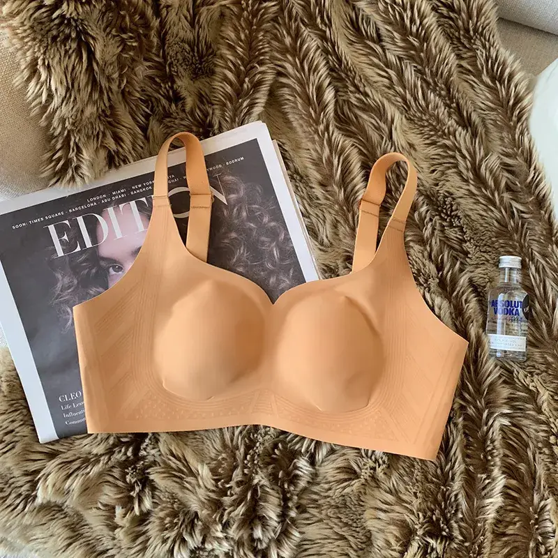 Ultra-thin Seamless Wireless Underwear Women's Nude - Image 3