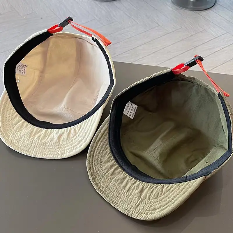 2024 Japanese Style Women's Brim Cap Brown - Image 9