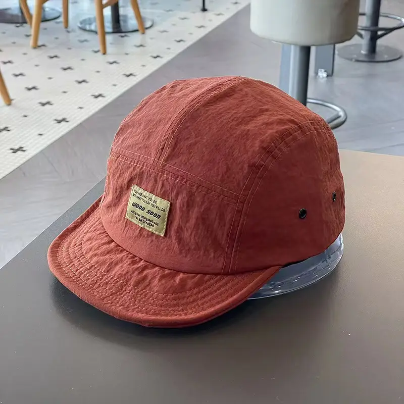 2024 Japanese Style Women's Brim Cap Brown - Image 5