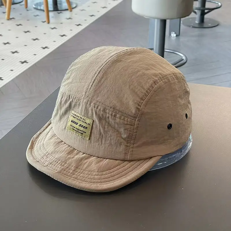 2024 Japanese Style Women's Brim Cap Brown - Image 6