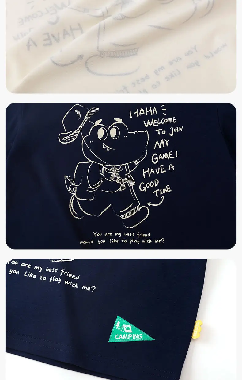 Baby Cotton T-Shirt Summer New Boys Tops — feature 17