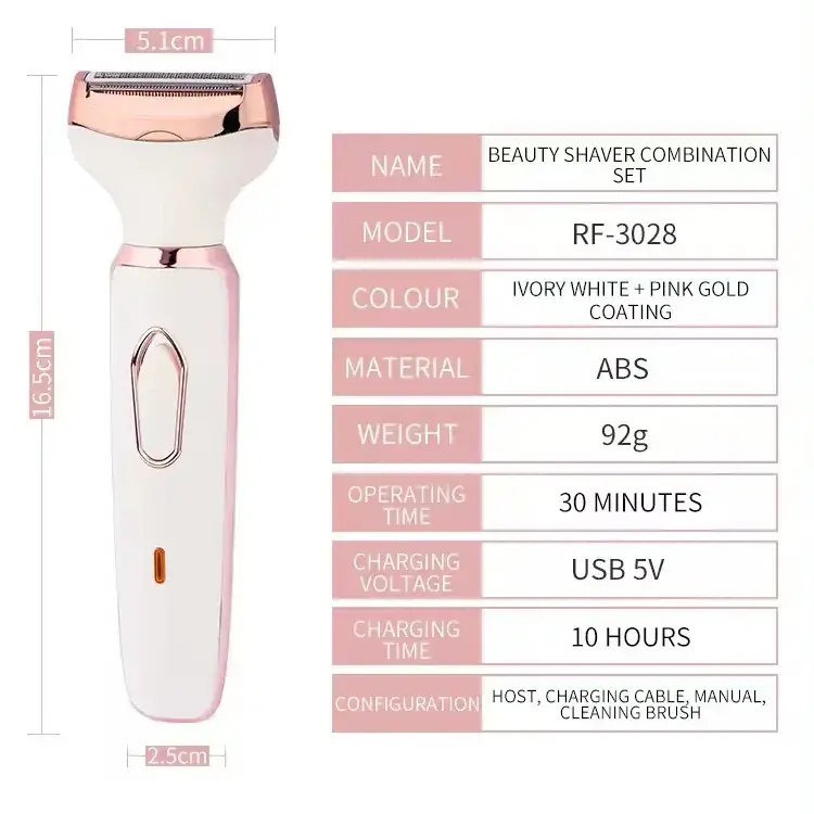 Electric Female Shaver with 5 Attachments