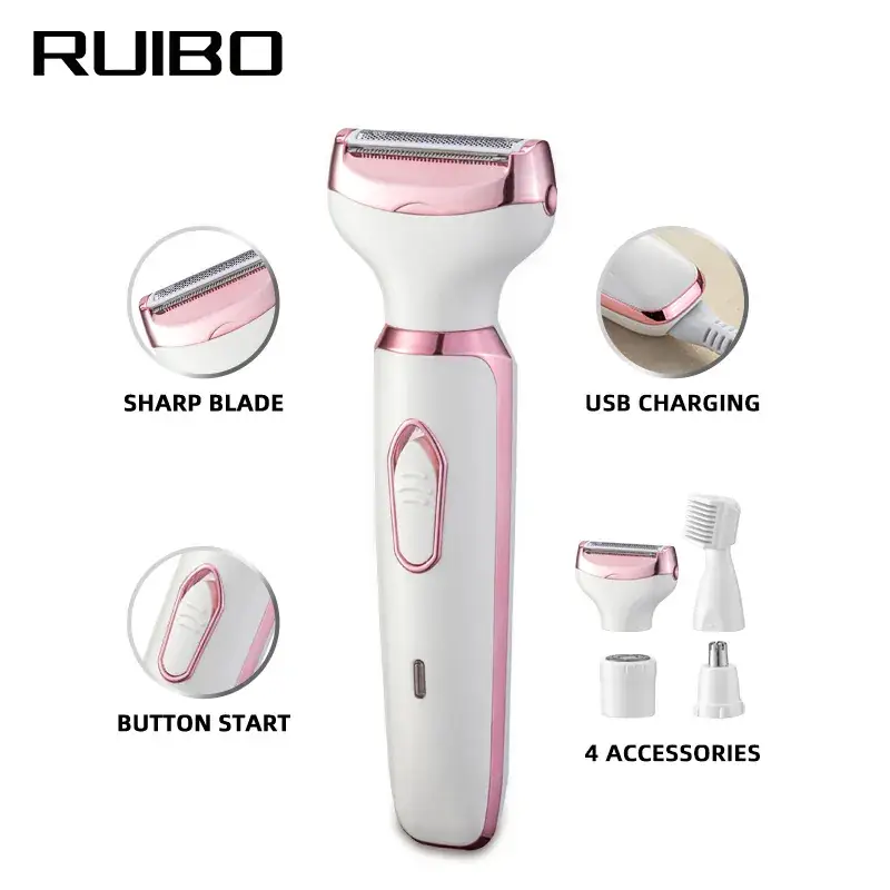 Electric Female Shaver with 5 Attachments