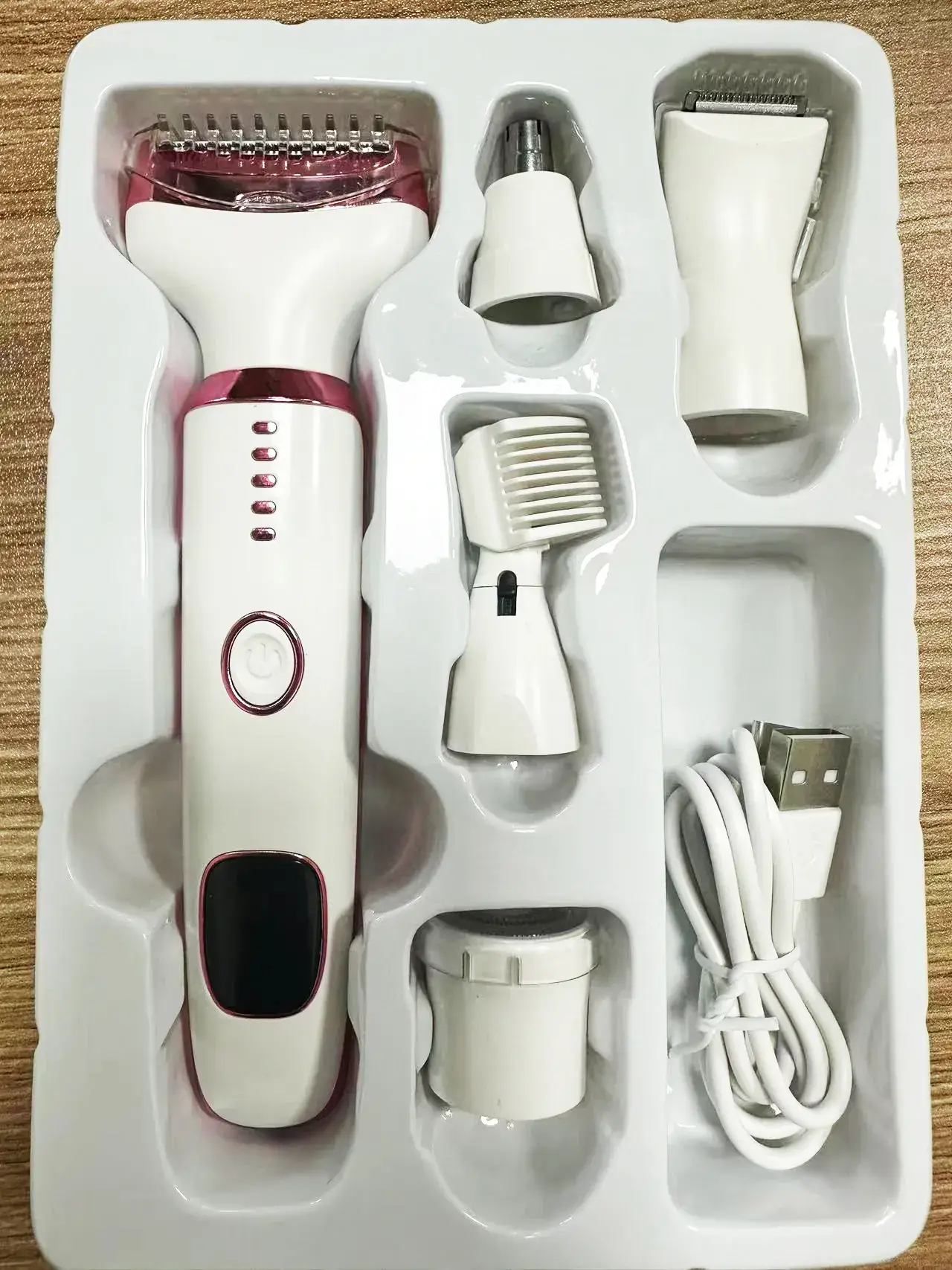 Electric Female Shaver with 5 Attachments