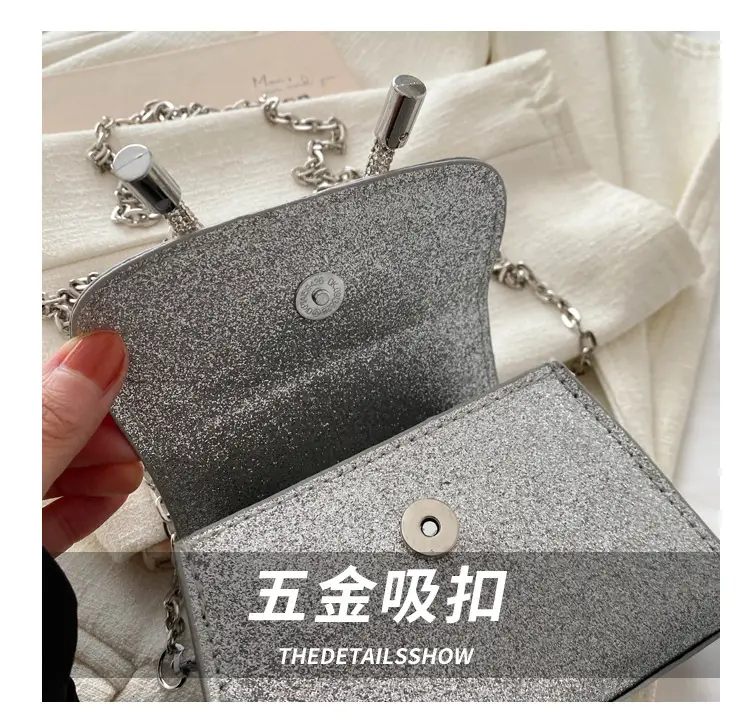 White Mini Bow Chain Shoulder Bag for Women — feature 7