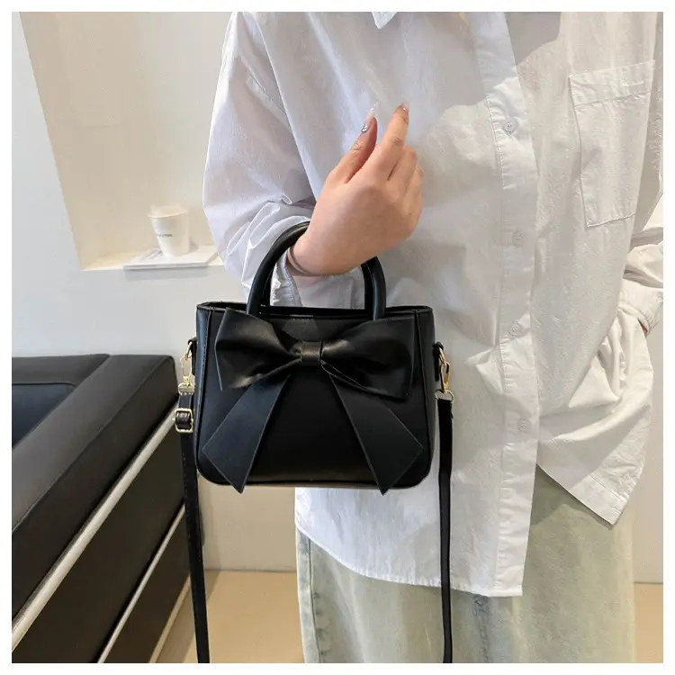 Pink Bow Shoulder Bag for Women 2024 Spring — feature 18